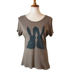 Rare Vintage Loomstate Organic Cotton Graphic T-Shirt